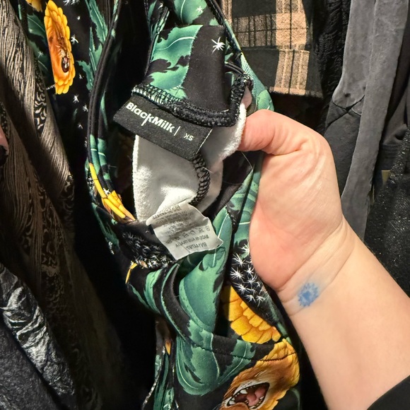 Blackmilk Dandy Lions Cuffed Overalls - Picture 2 of 2